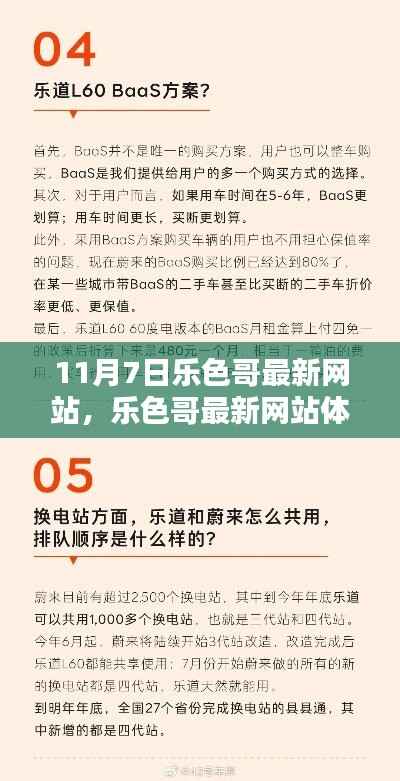 乐色哥最新网站体验指南,从初学者到进阶用户的全方位指南(11月7日更新)