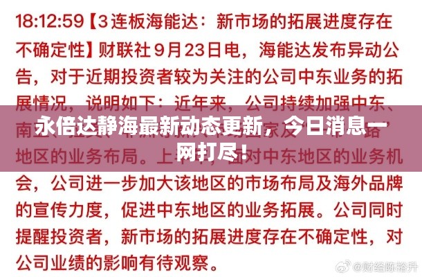 永倍达静海最新动态更新,今日消息一网打尽!